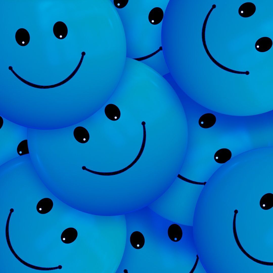Smiley bleu-Gestion des émotions
